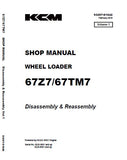 Kawasaki 67Z7 / 67TM7 WHEEL LOADER Service Repair Manual (65J5-5001 and up)