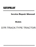 Caterpillar Cat D7R TRACK-TYPE TRACTOR (Prefix 5KZ) Service Repair Manual (5KZ00001 and up)