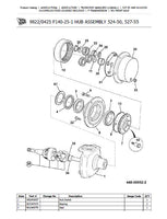 JCB 527-55 4WS Telescopic Handlers (Loadall) Parts Catalogue Manual (Serial Number: 02173052-02183052)