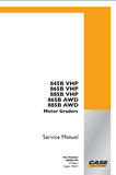 CASE 885B AWD Motor Grader Service Repair Manual