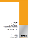 CASE 2050M Stage IIIB Crawler Dozer Service Repair Manual (PIN NFDC20000 and above)