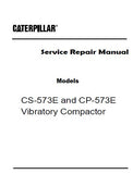 Caterpillar Cat CP-573E Vibratory Compactor (Prefix ASZ) Service Repair Manual (ASZ00001 and up)