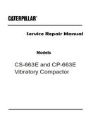 Caterpillar Cat CP-663E Vibratory Compactor (Prefix DAF) Service Repair Manual (DAF00001 and up)