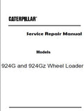Caterpillar Cat 924G Wheel Loader (Prefix 3PZ) Service Repair Manual (3PZ00001-01552)