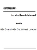 Caterpillar Cat 924G Wheel Loader (Prefix DDA) Service Repair Manual (DDA00001-03916)