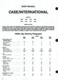 Case IH Case International 2590 Tractor Service Repair Manual