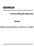 Caterpillar Cat 924Gz Wheel Loader (Prefix AAB) Service Repair Manual (AAB00001 and up)