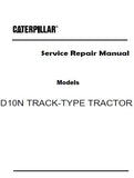 Caterpillar Cat D10N TRACK-TYPE TRACTOR (Prefix 2YD) Service Repair Manual (2YD00001 and up)