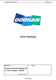 Doosan DA30 Articulated Dump Truck Service Repair Manual