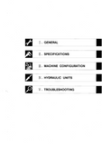 Takeuchi TB025 Compact Excavator Service Repair Manual SN：1253001