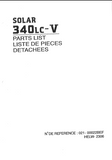 DAEWOO DOOSAN SOLAR 340LC-V EXCAVATOR Parts Catalogue Manual