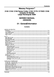 Massey Ferguson 2160 Large Rectangular Baler Service Repair Manual