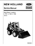 Ford New Holland L785 Skid Steer Loader Service Repair Manual