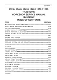 Massey Ferguson 1240 Tractor Service Repair Manual