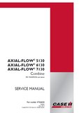 CASE IH AXIAL-FLOW 7130 Combine Service Repair Manual (PIN YDG009296 and above)