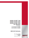 CASE IH AXIAL-FLOW 7240 Tier 4B (final) Combine Service Repair Manual (From PIN YGG233001 to YHG235000)