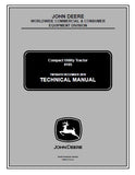 John Deere 4105 Compact Utility Tractor Service Repair Manual (tm102419)