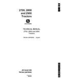 John Deere 2700 Tractor Service Repair Manual (tm1564)