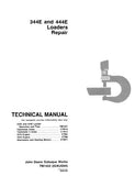 John Deere 344E Loader Service Repair Operation and Test Manual (TM1421 + TM1422)
