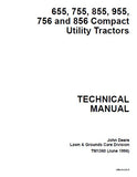 John Deere 655 Compact Utility Tractor Service Repair Manual