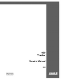 CASE Model 400 Tractor Service Repair Manual