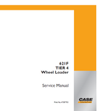 CASE 621F Tier 4 Wheel Loader Service Repair Manual