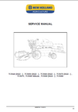 New Holland TC5070 Hillside Combine Harvesters Service Repair Manual