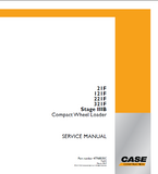 CASE 21F XT Compact Wheel Loader Service Repair Manual
