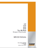 CASE 321F STD Tier 4B (final) Compact Wheel Loader Service Repair Manual