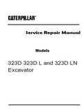 Caterpillar Cat 323D L Excavator (Prefix WNE) Service Repair Manual (WNE00001 and up)