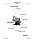 Kubota KX71 Excavator Parts Catalogue Manual