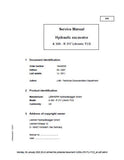 LIEBHERR R317 LI-TCD Hydraulic Excavator Service Repair Manual Serial No 30019 and up