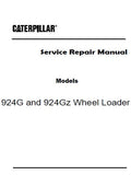 Caterpillar Cat 924Gz Wheel Loader (Prefix AAN) Service Repair Manual (AAN00001 and up)