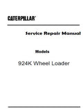 Caterpillar Cat 924K Wheel Loader (Prefix HJF) Service Repair Manual (HJF00001 and up)