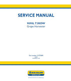 New Holland 9090L T3ROW Grape Harvester Service Repair Manual