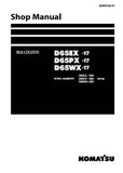 Komatsu D65EX-17 Dozer Bulldozer Service Repair Manual S/N 1001 and up