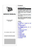 JCB 1CX Compact Backhoe Loader Service Repair Manual S/N: 1743000 and up