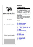 JCB 55Z-1 Mini Excavator Service Repair Manual (Perkins Engine)