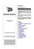 JCB 2DX Backhoe Loader Service Repair Manual From: 2299800 To: 2304689
