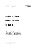 Kawasaki 90Z6 WHEEL LOADER Service Repair Manual (Serial No. 90C7-9001 and up)