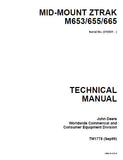 John Deere Mid-Mount Z-Trak M665 Mower Service Repair Manual (TM1778)