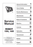 JCB 150 ROBOT Service Repair Manual SN678000 Onwards
