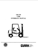 Clark C500(Y) 30-55 Forklift Service Repair Manual