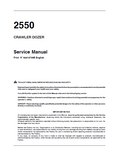 CASE 2550 Crawler Dozer Service Repair Manual