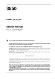 CASE 3550 Crawler Dozer Service Repair Manual