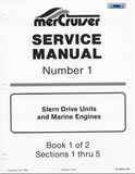 MERCURY MERCRUISER MIE 255 (FORD) STERN DRIVE UNITS AND MARINE ENGINE (1963-1973) Service Repair Manual SN:3839487 and below