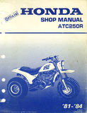1982 Honda ATC250R Service Repair Manual