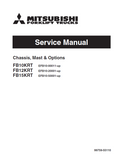 Mitsubishi FB10KRT Forklift Trucks Chassis, Mast and Options Service Repair Manual SN:EFB10-00011-UP
