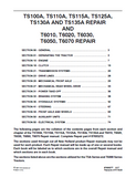New Holland TS100A Tractor Service Repair Manual