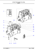 Massey Ferguson MF 292 TRACTOR (BR FOR JAPAN) Parts Catalogue Manual